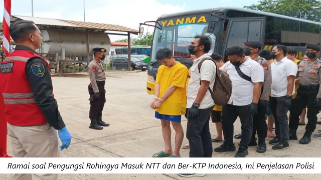 Ramai soal Pengungsi Rohingya Masuk NTT dan Ber-KTP Indonesia, Ini Penjelasan Polisi