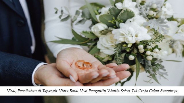 Viral, Pernikahan di Tapanuli Utara Batal